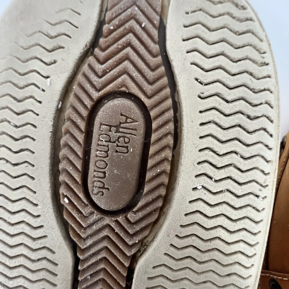 Allen Edmonds Eastport Brown Leather Boat Shoes Men's‎ 9.5 D